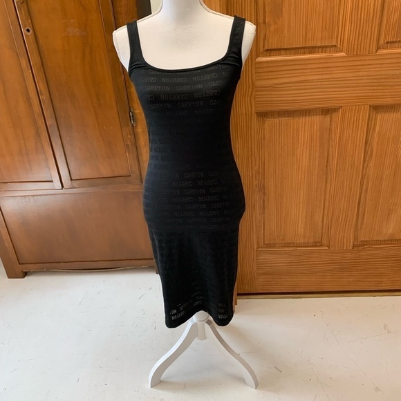 COPY - Gabrielle Union NY & Co tank dress medium L38 in 18 pit carry on graphic - Picture 1 of 4